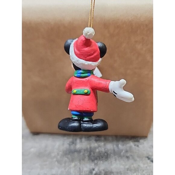 Disney Mickey Mouse Caroler Hanging Christmas Ornament - Picture 2 of 4